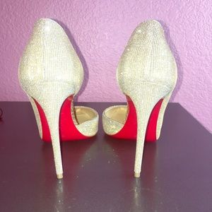 Christina Louboutin Iriza 100 Glittex/Lame Sirene