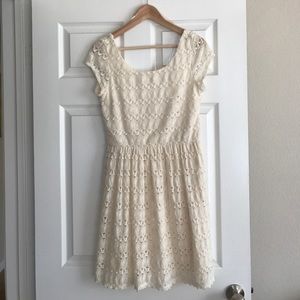 Maurice's Dress, Worn Once, Cream Size M