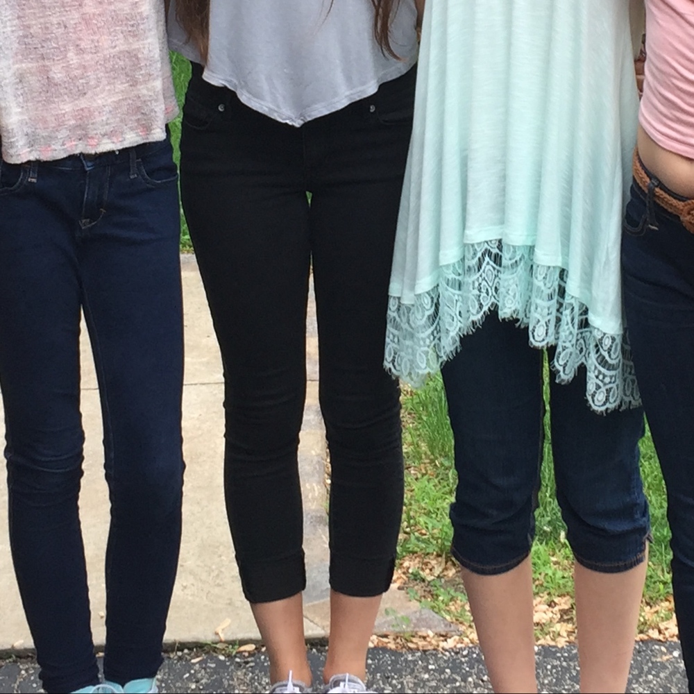 Black Bullhead Skinny Jeans from Pacsun