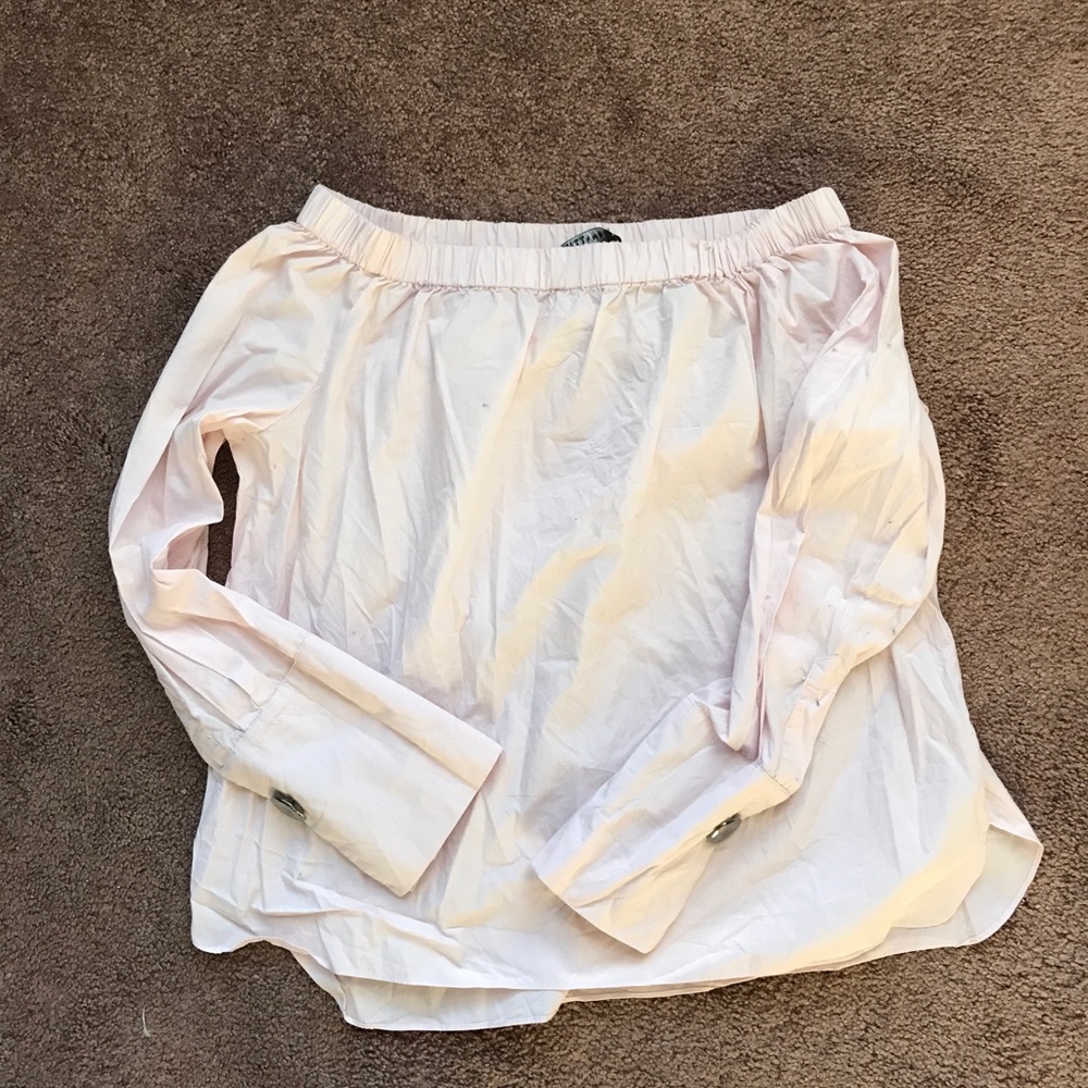 Off the shoulder shirt from Zara