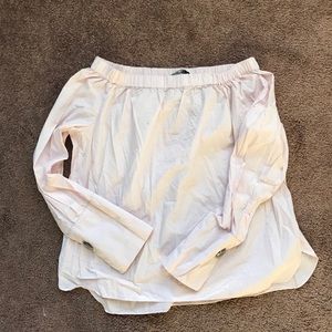 Off the shoulder shirt from Zara