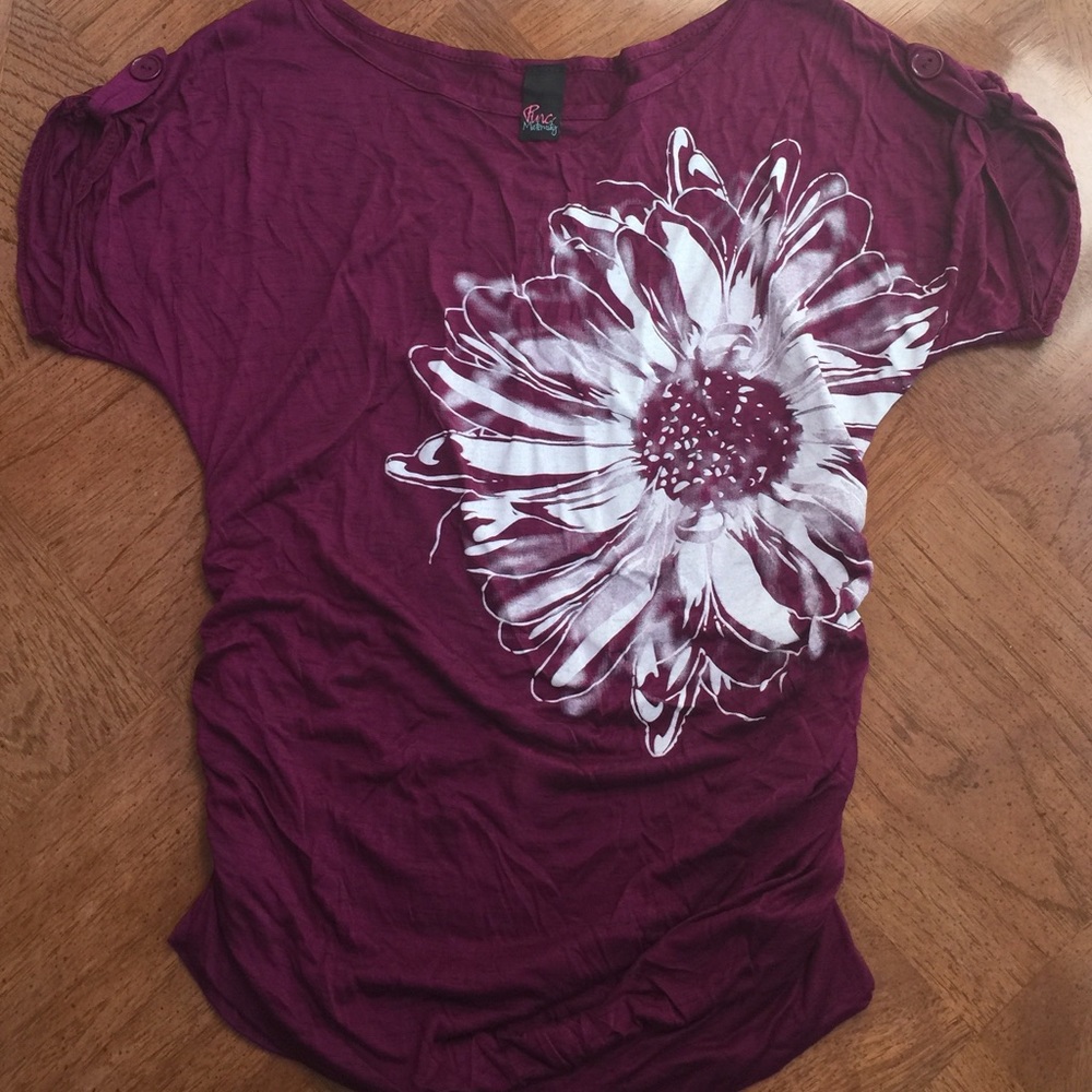 Pinc Maternity soft & stretchy flower top