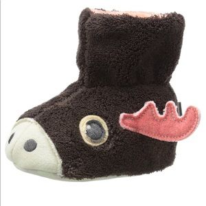 Adorable moose slippers