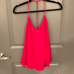 Haute Hippie Red Silk Tank