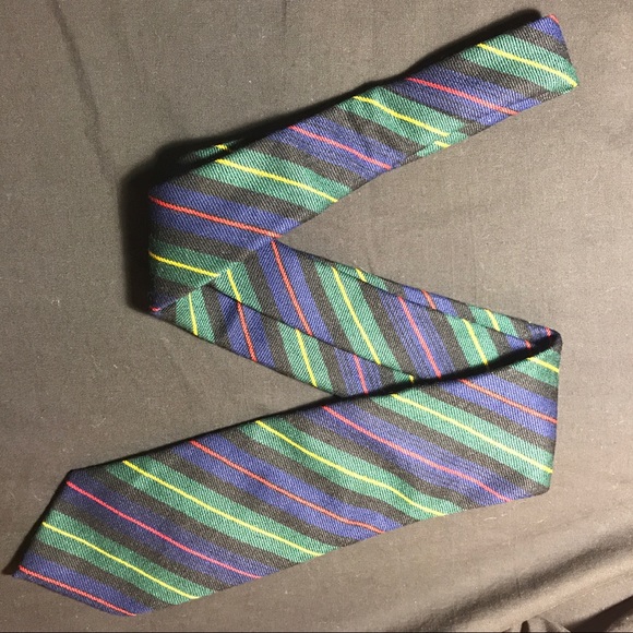 Burberrys Vintage Wool Tie - Picture 4 of 4