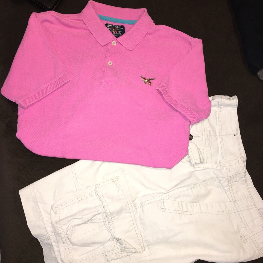 Sz M Shirt Sz 30 Shorts Bundle, EUC