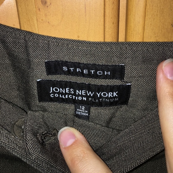 ❌SOLD❌ Jones New York Wide Leg Tweed Trouser - Picture 3 of 3