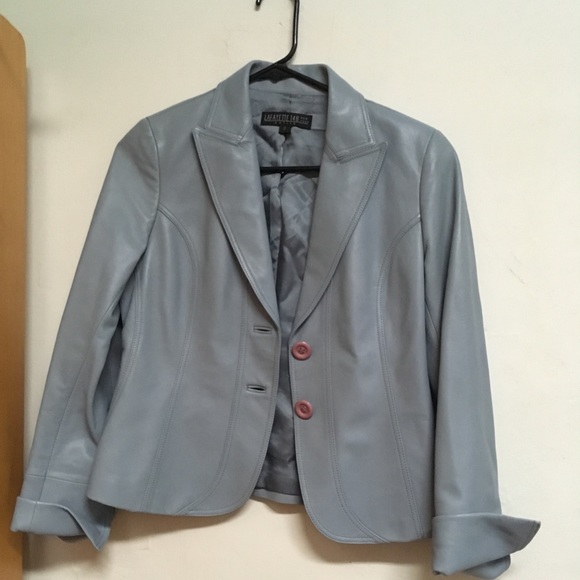 Lafayette 148 leather jacket - Picture 3 of 3