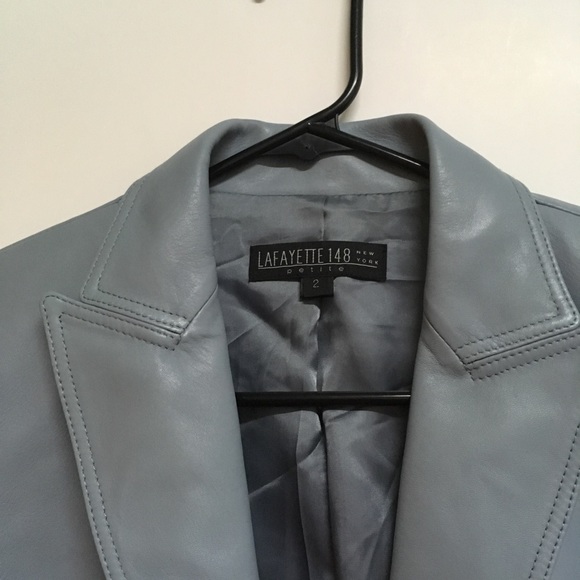 Lafayette 148 leather jacket - Picture 2 of 3