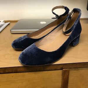 Madewell Velvet Heels!