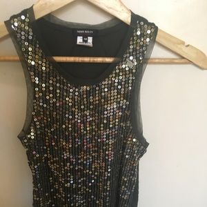 Miss Sixty sequins tank XS