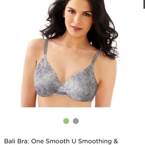 BALI Slate Gray Full Figure Support Bra 36DD/E