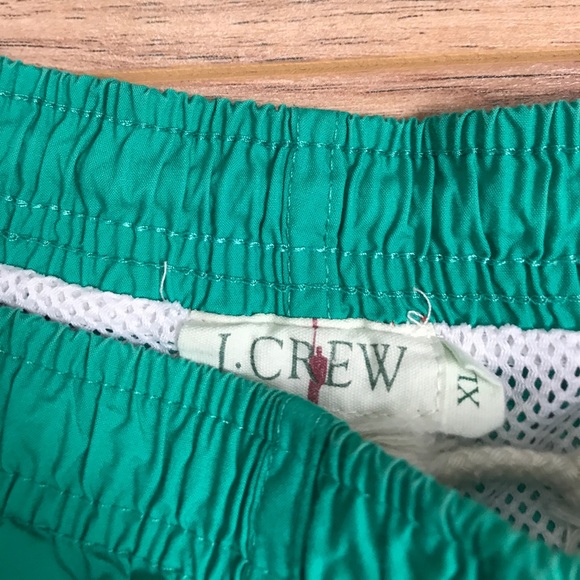 Vintage J Crew Teal Swim Trunks XL - Picture 2 of 5