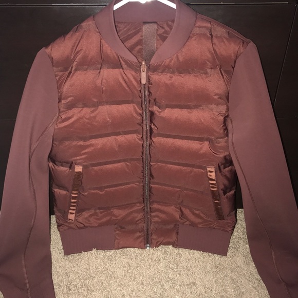 down and around bomber lululemon