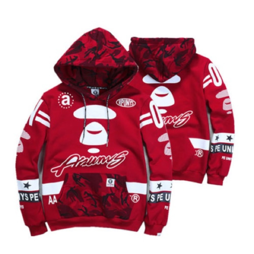 Bape Aape Over Head Hoodie (Aape By Bathing Ape)