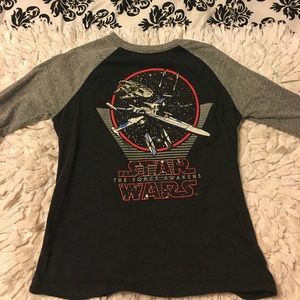 Long Sleeve Star Wars shirt...Size 6-7