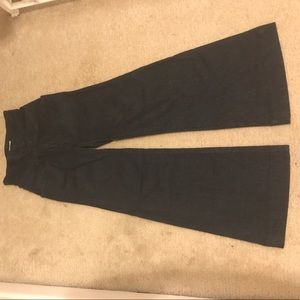 Wide leg dark denim Wide leg dark denim