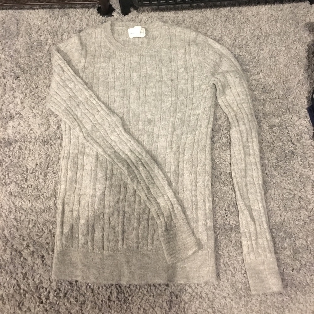 banana republic gray sweater
