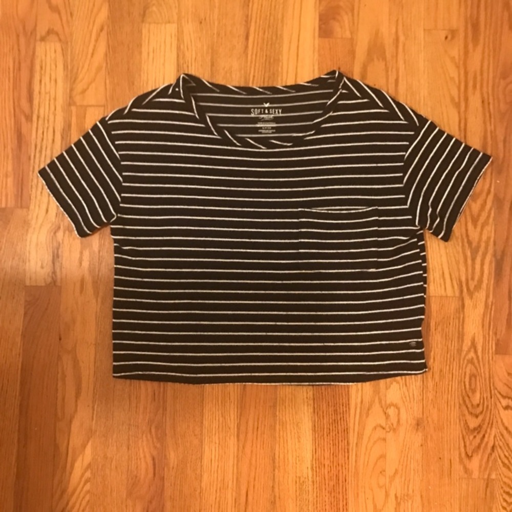 American Eagle Soft & Sexy Pocket Plush T-Shirt