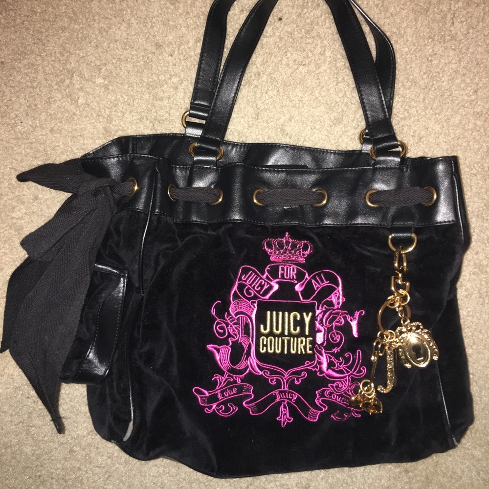 Juicy Couture velour handbag