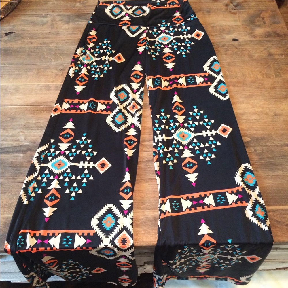 Aztec palazzo pants