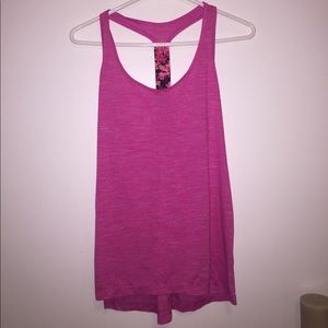 Pink dry fit tank
