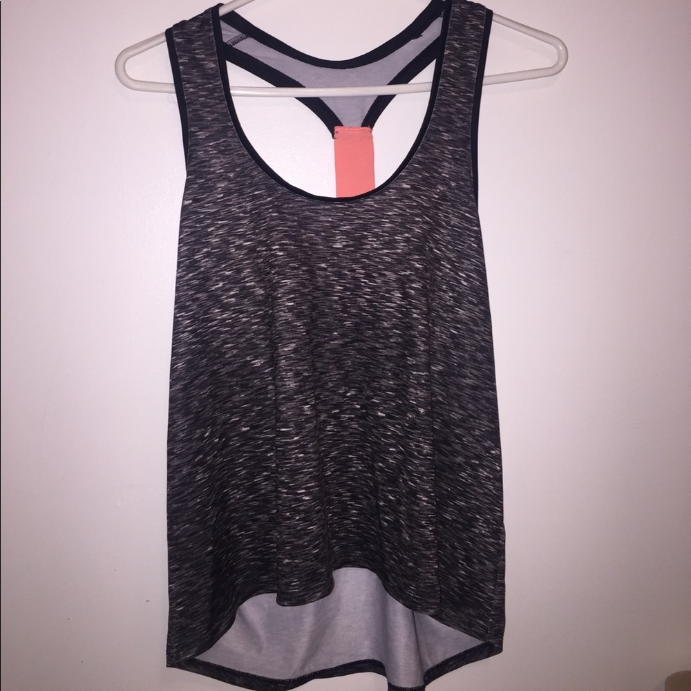 Grey dry fit tank