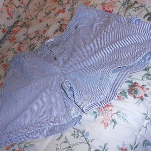 LEE STRIPED SHORTS W/HAMMER LOOP