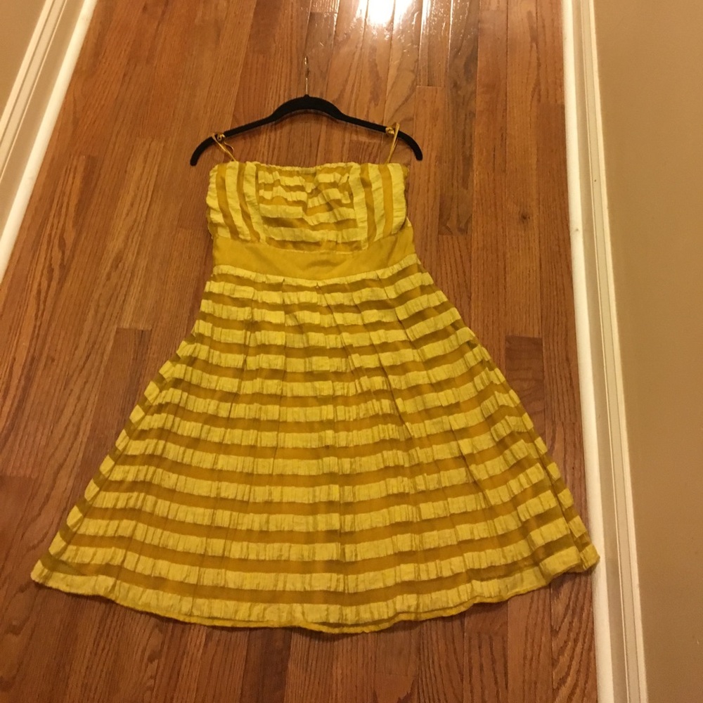 The Limited yellow dress