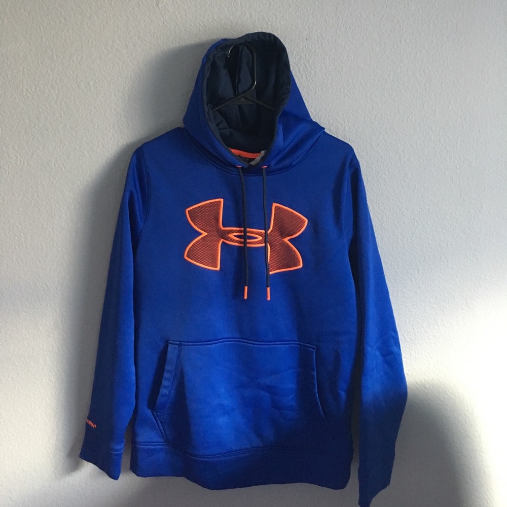 blue under armor hoodie