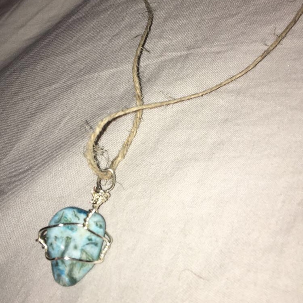 All kinds of wrapped stones and gemstones!