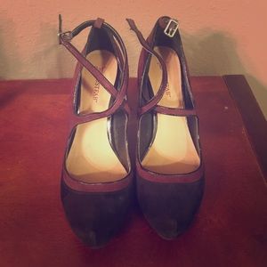 Size 8 ankle strap heels