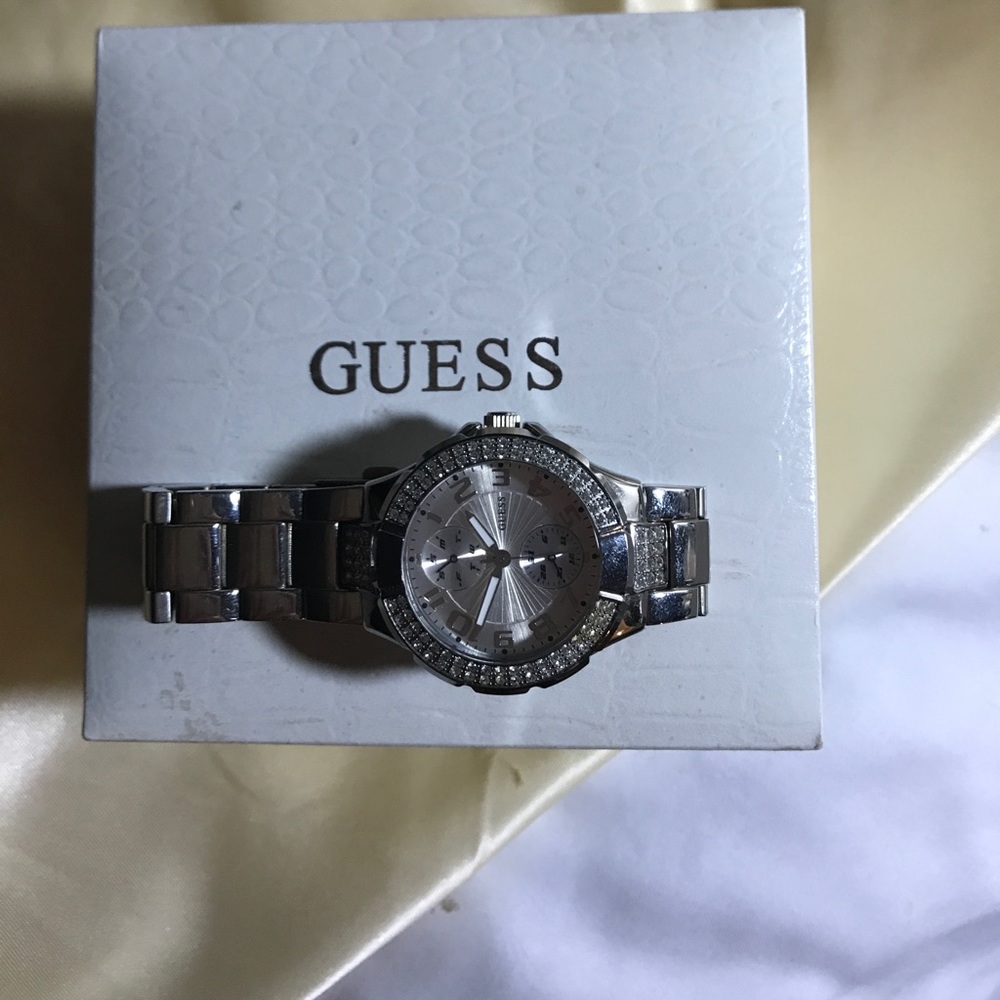 Guess watch silver