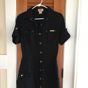 Casual Black Jean Dress