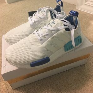 SUPER RARE BRAND NEW BLUE GLOW adidas Nmd men's 8