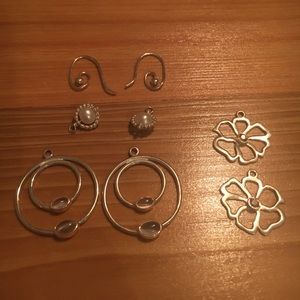 Pandora earring set sterling silver Pandora earring set sterling silver