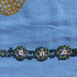 DONATED!! Handmade Beaded Flower Bracelet