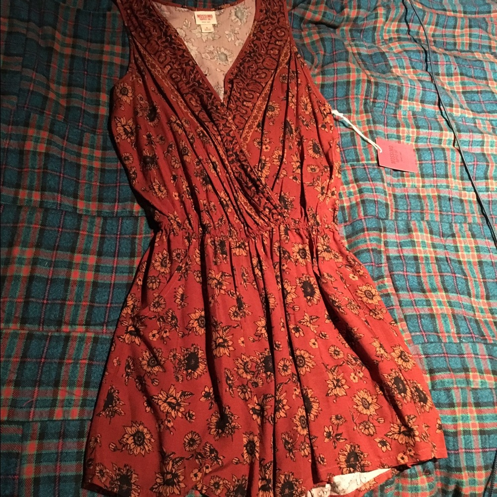 Floral pattern romper