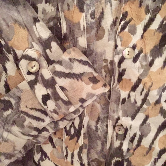 Ruby Rd. Animal Print Blouse - Picture 2 of 3