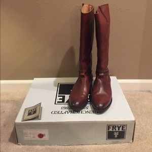 Frye Boots Lindsay Plate Tall size 10 Redwood Frye Boots Lindsay Plate Tall size 10 Redwood