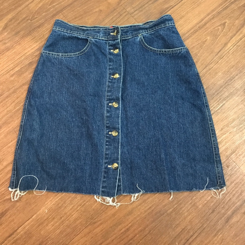 Vintage Gloria Vanderbilt denim skirt