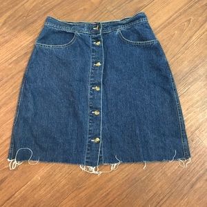 Vintage Gloria Vanderbilt denim skirt