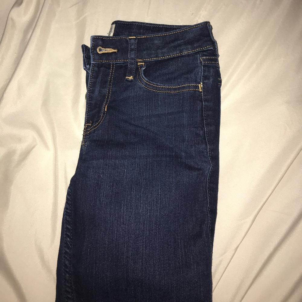 Dark Wash Hollister Super Skinny Jeans