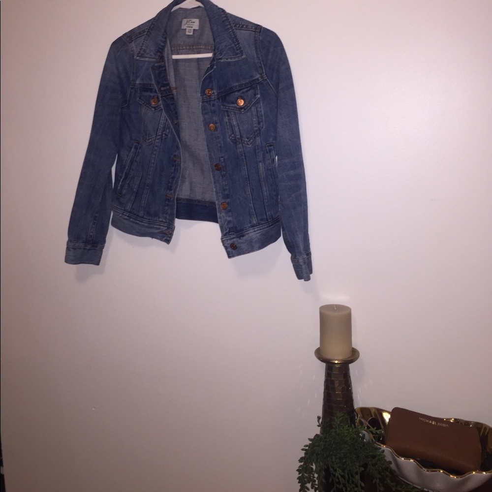 Cropped J.Crew denim jacket