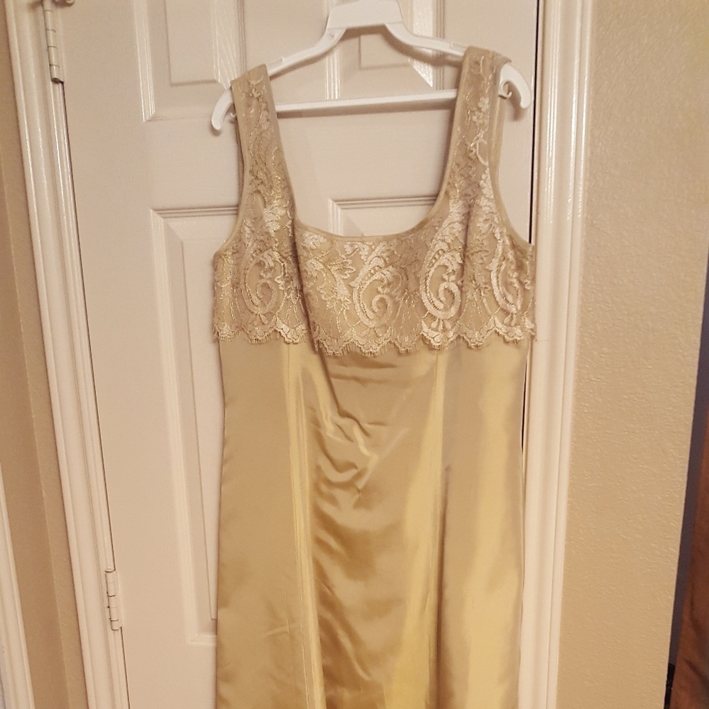 Gold dress