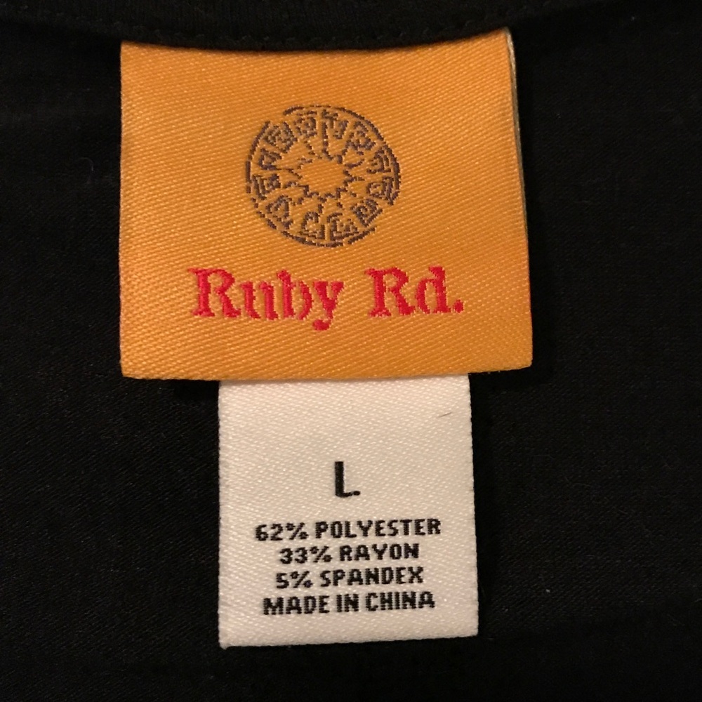 Ruby Road Ruffle Front Top - Picture 3 of 3
