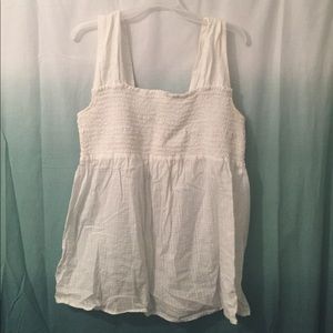 White summer tank