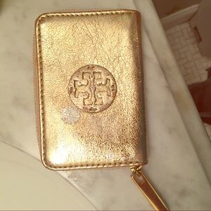 Good & silver polka dot design Tory Burch wallet