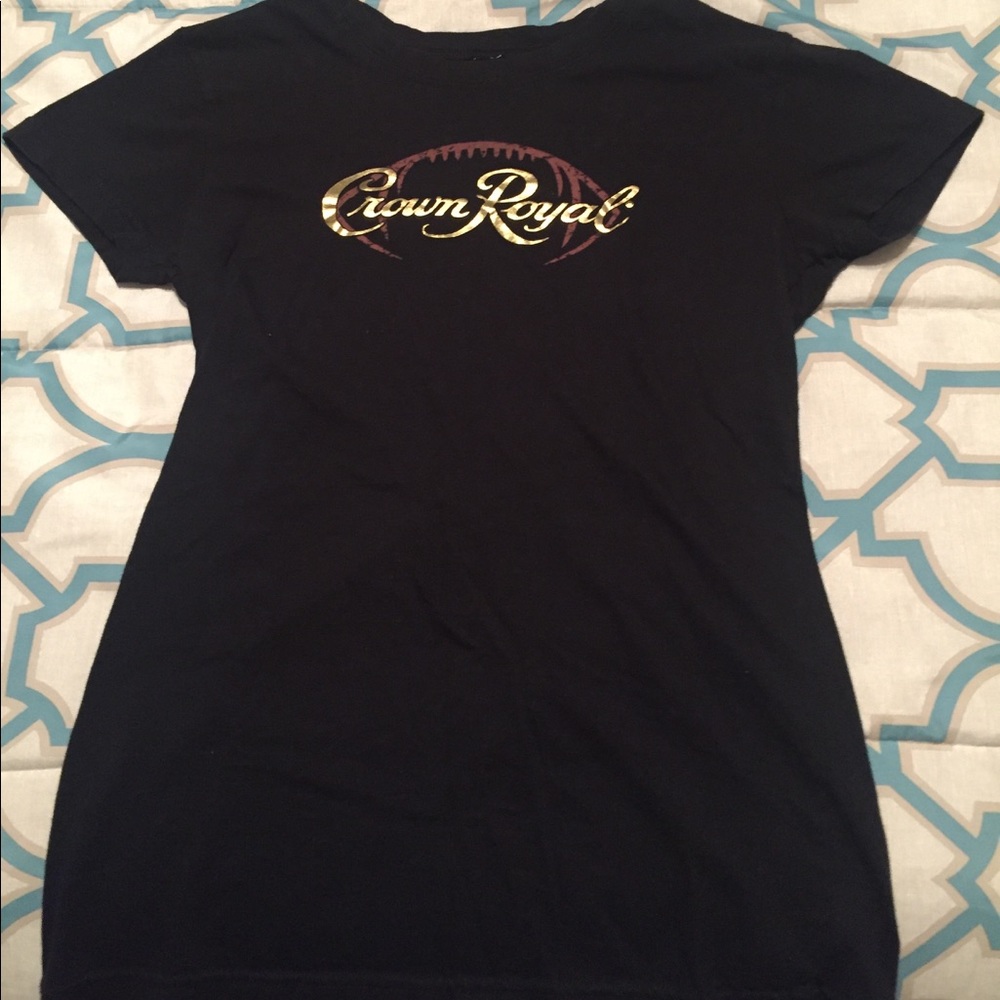 Women's Crown Royal football tshirt