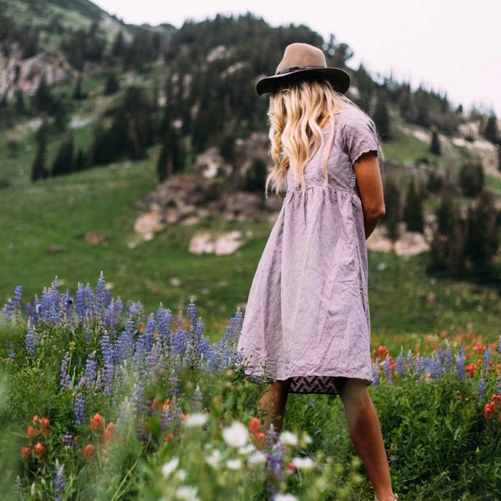 Purple dress